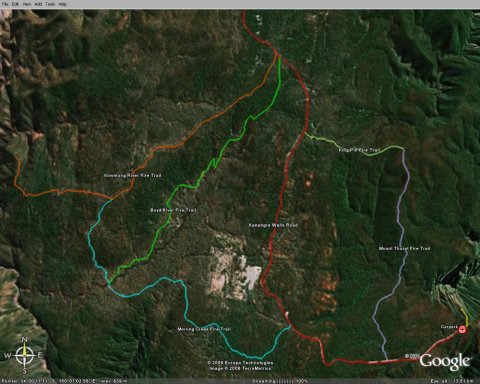 Kanangra-Boyd in Google Earth